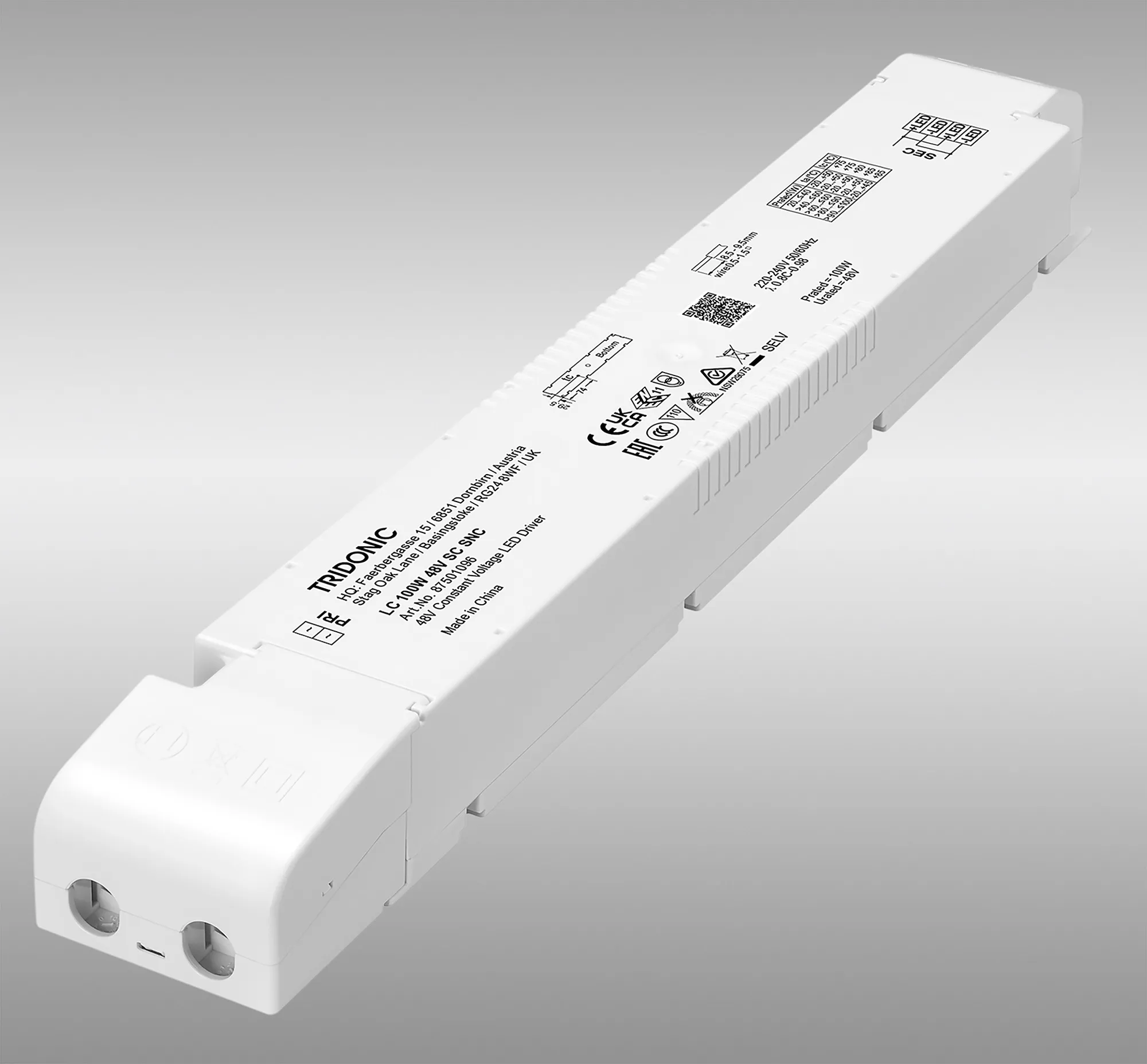 100W 48V SC SNC ESSENCE Constant Voltage LED Driver 87501096  Tridonic LC